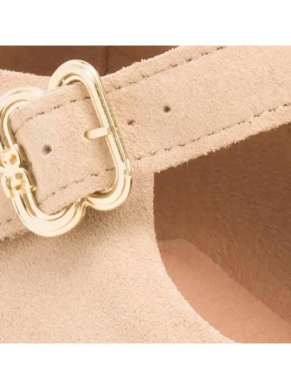 INOVATION Made In Portugal Suede Snip Toe Mary Jane Flats
